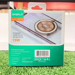 Cargador Inalambrico Escritorio SABALA NE-103 10 PIEZAS