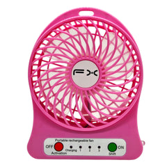 Mini Ventilador Portátil De Pila Recargable FX