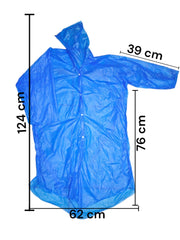 IMPERMEABLE DESECHABLE CON BOTONES PARA ADULTO