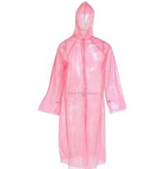 IMPERMEABLE DESECHABLE CON BOTONES PARA ADULTO