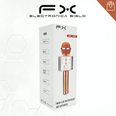 Micrófono bocina bluetooth con entrada para usb y sd MC-858 FX