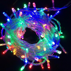 SERIE DE LUZ NAVIDEÑA 100 LED rgb 7.5M