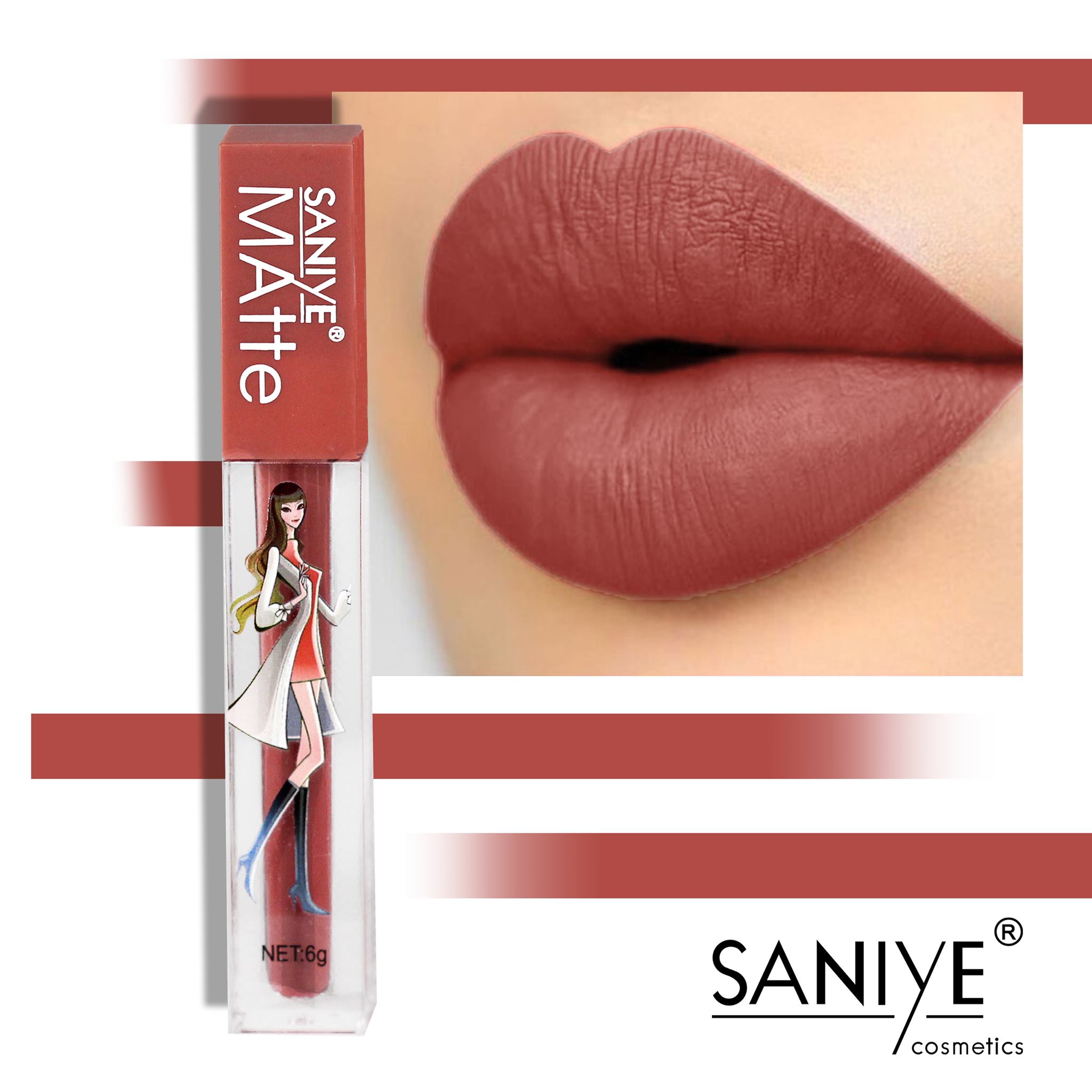 LABIAL LIQUIDO MATE SANIYE