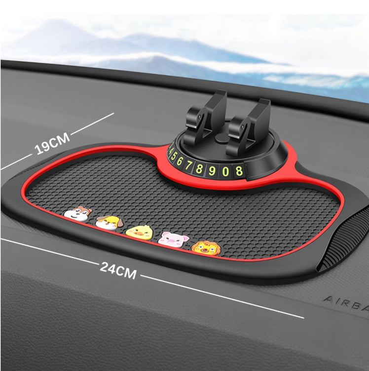 Alfombrilla antideslizante Para Auto con soporte para celular