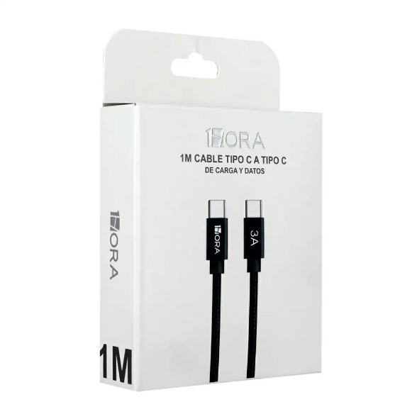 1HORA Cable De Tipo C A Tipo C Para Carga 1M CAB265