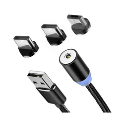 1HORA Cable 3 En 1 V8/Tipo C/Lighting de 1M CAB253