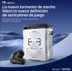 CDMX-Audífonos Gamer Bluetooth TWS100