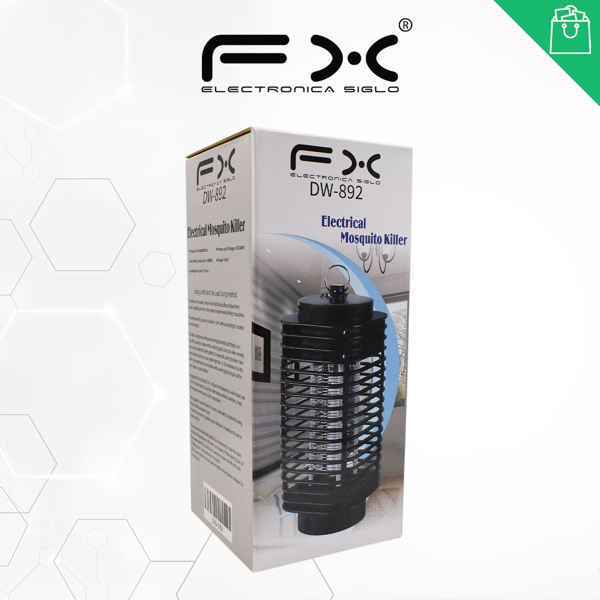 lampara electrica mata mosquitos fx  DW-892