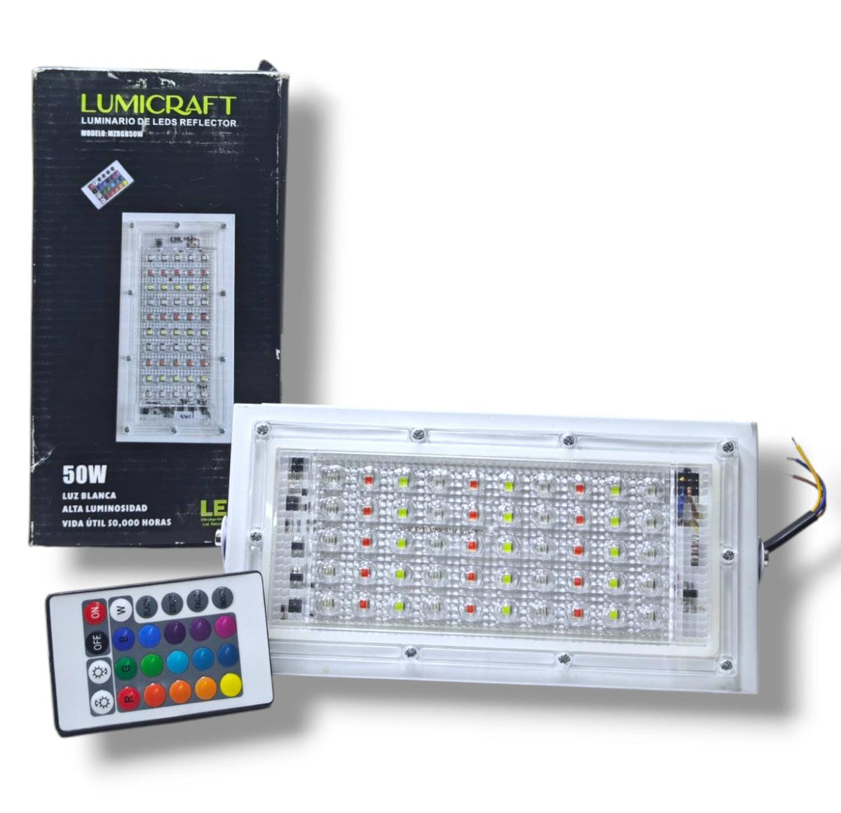 LUMINARIO DE LEDS REFLECTOR 50W