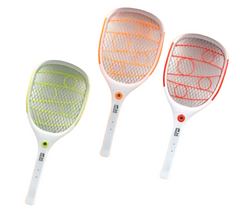 RAQUETA PARA MOSQUITOS CON LINTERNA RECARGABLE