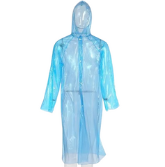 IMPERMEABLE DESECHABLE CON BOTONES PARA ADULTO