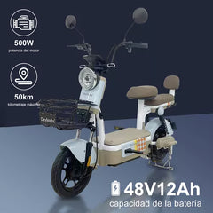 Moto Electrica Bicicleta Para Adulto 500w 30km/h DEYLINGS