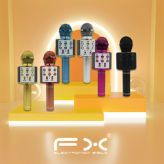 Micrófono bocina bluetooth con entrada para usb y sd MC-858 FX