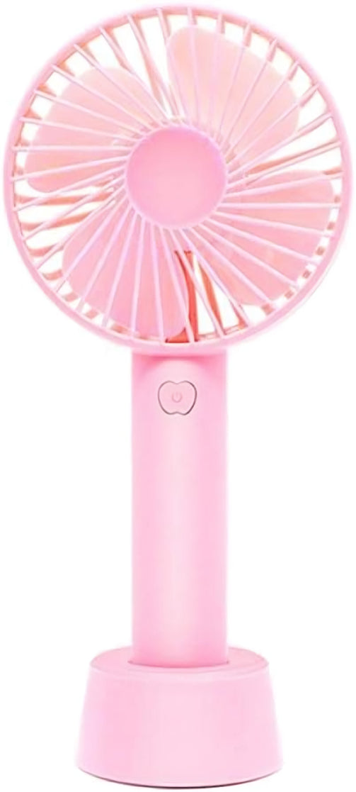 VENTILADOR DE MANO CON BASE Y PILA   FS-1106